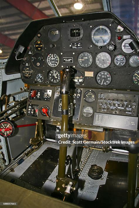 Cockpit Of A P40e Warhawk High-Res Stock Photo - Getty Images