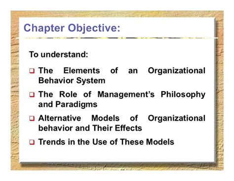 Five Models Of Organizational Behavior