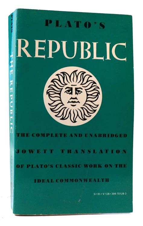 The Republic Plato Complete And Unabridged First Printing