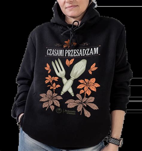 Czasami Przesadzam Bluza Premium Z Kapturem Czarny Jesie