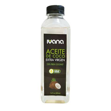 Aceite De Coco Extra Virgen Puro Ivana Ml Superunico El