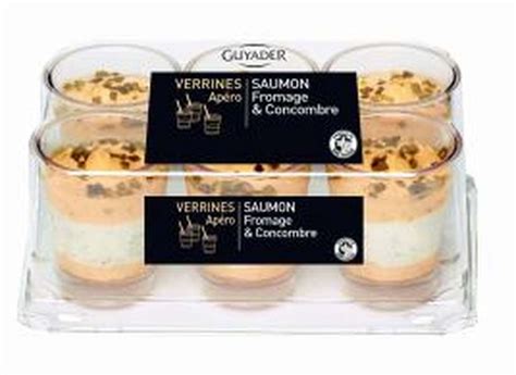 Verrines De Saumon Au Fromage Et Au Concombre Guyader X G La