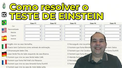 Como Resolver O Teste De Einstein Quem O Dono Do Peixe Youtube