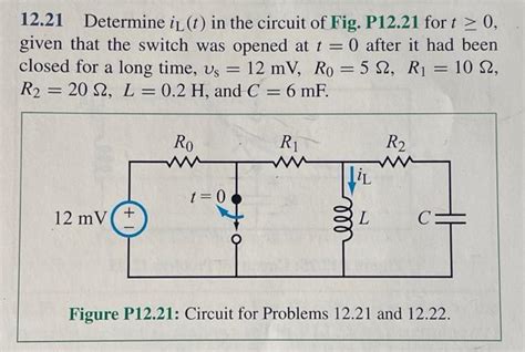 Solved 12 21 Determine Il T In The Circuit Of Fig P12 21