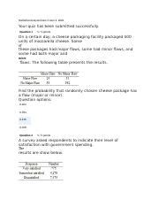 Statistical Analysis Exam 5 Docx Statistical Analysis Exam 5 June 3