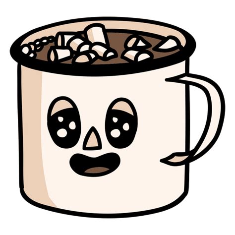 Design Png E Svg De Desenho De Chocolate Quente Para Camisetas