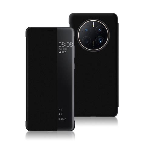 Кожаный Чехол Для Huawei Mate 50 Pro (Хуавей Мате 50 Про) В Стиле Люкс ...