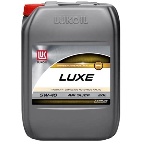 Купить моторное масло Лукойл ЛЮКС 5W-40 SN/CF синтетическое 20 л ...