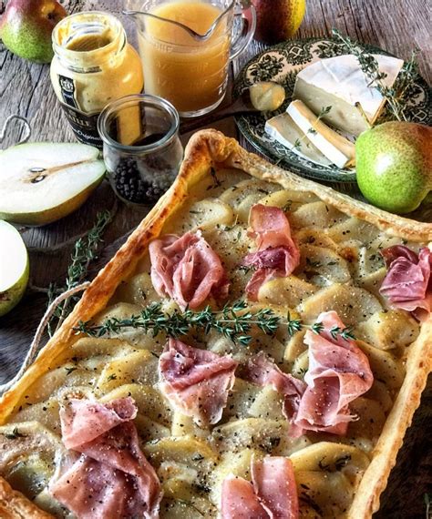 Savoury Pear Brie And Prosciutto Tart The Lemon Apron Recipe