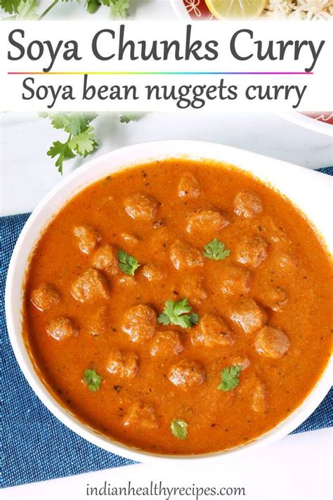 Soya Chunks Curry Recipe Meal Maker Curry Soya Chunks Recipes