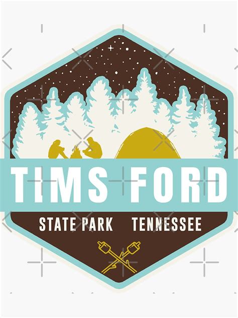 Tims Ford State Park Hexagon Logo Sticker For Sale By Vanyakar