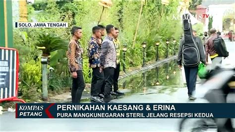 Jelang Resepsi Sesi Kedua Kaesang Erina Kondisi Pura Mangkunegaran