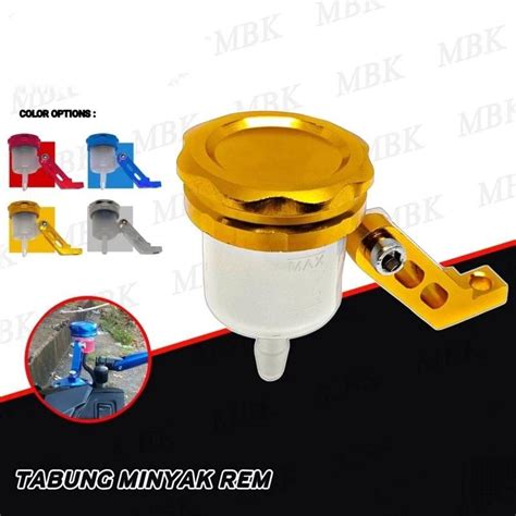 Jual Tabung Botol Minyak Rem Tutup Cnc Botol Minyak Rem MSX Plus Baut