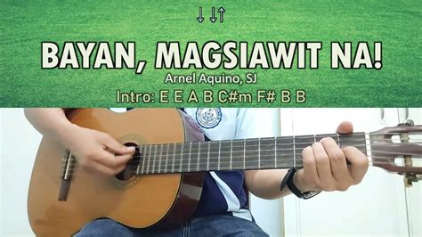 Bayan Magsiawit Na Arnel Aquino Sj Guitar Chords Youtube