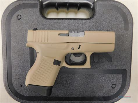 Glock 43 Desert Sand Cerakote 39 6rd Pi435020 For Sale