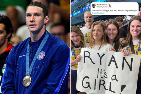 Olympic Swimmer Ryan Murphy Learns His Baby's Sex After Winning Bronze ...