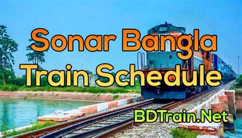 Sonar Bangla Express Train Schedule & Ticket Price 2023 » BD Train