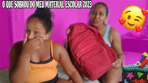 Minha M E Reagindo Ao Que Sobrou Do Meu Material Escolar Youtube