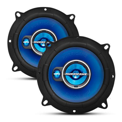 Alto Falante Polegadas Hurricane W Rms Triak Triaxial Ohms