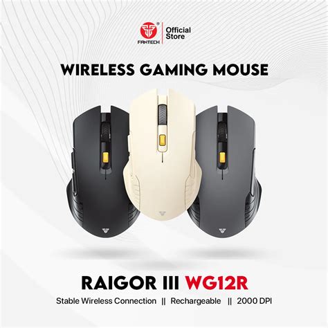 Fantech Mouse Rechargeable Wireless RAIGOR Gen III WG12R