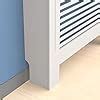 Fativo High Radiator Cover Wood Cabinet External Cm Height White