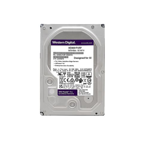 Ổ cứng Western Digital Purple Pro 8TB WD8001PURP Giá siêu sốc