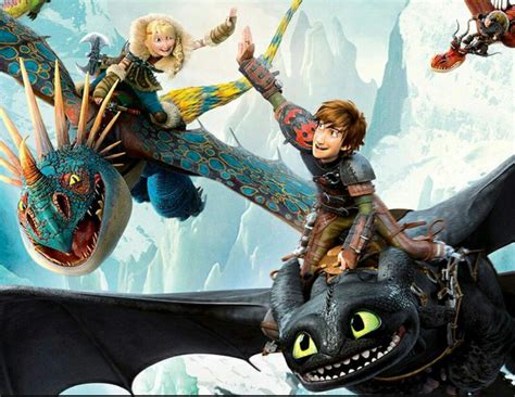 How To Train Your Dragon Toothless And Astrid