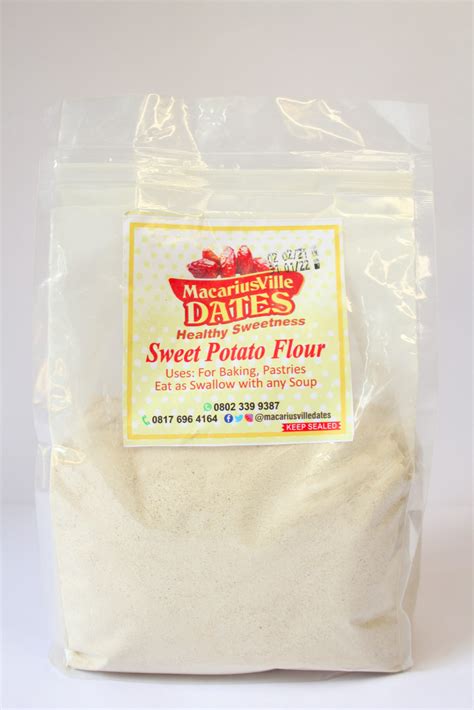 Sweet Potato Flour – MacariusVille Dates