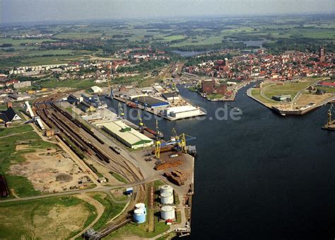 Wismar Aus Der Vogelperspektive Ostseehafen Wismar