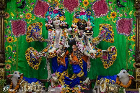 ISKCON Vrindavan | Iskcon vrindavan, Altar art, Krishna