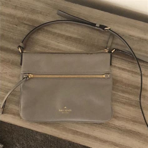 Kate Spade Bags Kate Spade Gray Crossbody Bag Poshmark