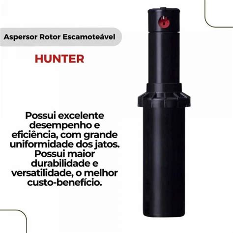 Aspersor Rotor Escamote Vel Pop Up Pgp Adj Pl Stico S Ck Hunter