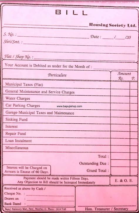 Housing Society Maintenance Format In Excel As A Complete Society