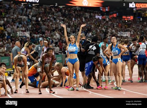 The Womens 4x400m Relay Final On Day 9 Of The World Athletics