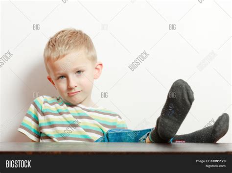 Bored Boy Feet On Image And Photo Free Trial Bigstock