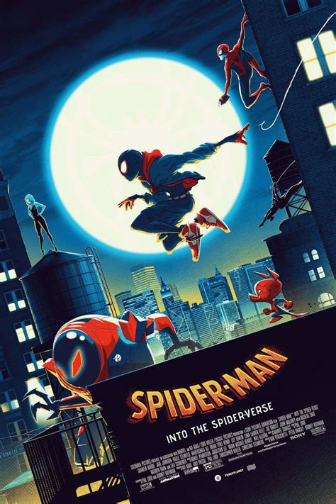 Spider Man Into The Spider Verse Prints By Matt Ferguson And Florey For Bottleneck Gallery For