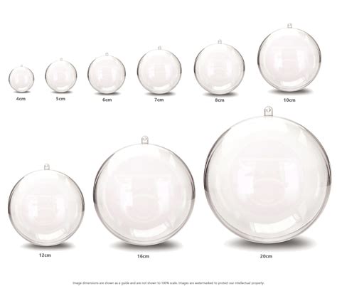 Jfm Clear Acrylic Baubles