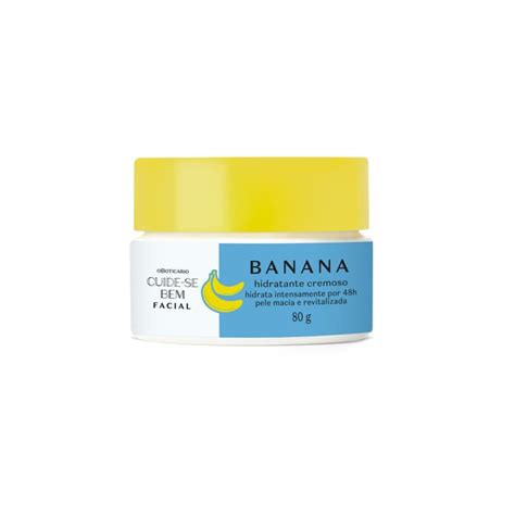 Hidratante Cremoso Facial Cuide se Bem Feira Banana 80g O Boticário