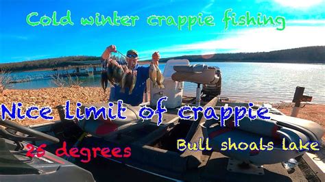 Winter Time Crappie Limit Bull Shoals Part 2 12 18 22 YouTube