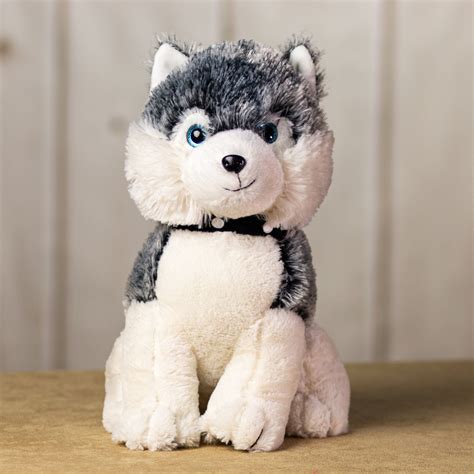 Wholesale Stuffed Animals Majestic Husky Plush In A Rush