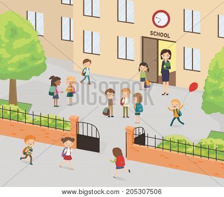 School Yard Images, Illustrations, Vectors - School Yard Stock Photos & Images | Bigstock