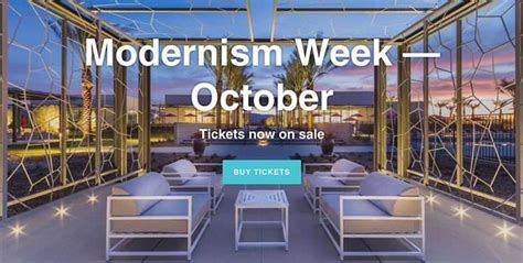 Modernism Week — October