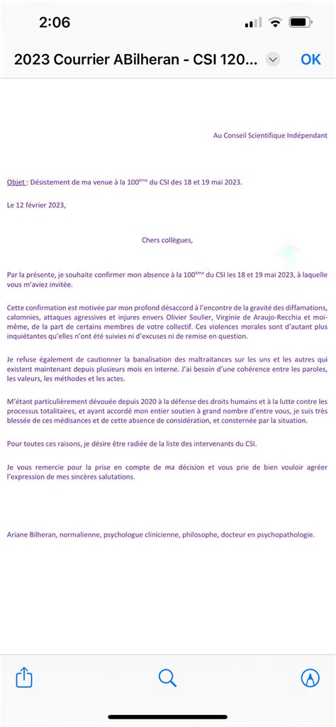 L Échelle de Jacob Ariane Bilheran Lettre aux vrais résistants