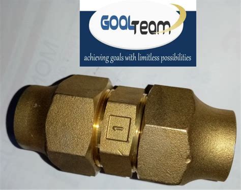 brass union coupling cts  mm compression brass coupling