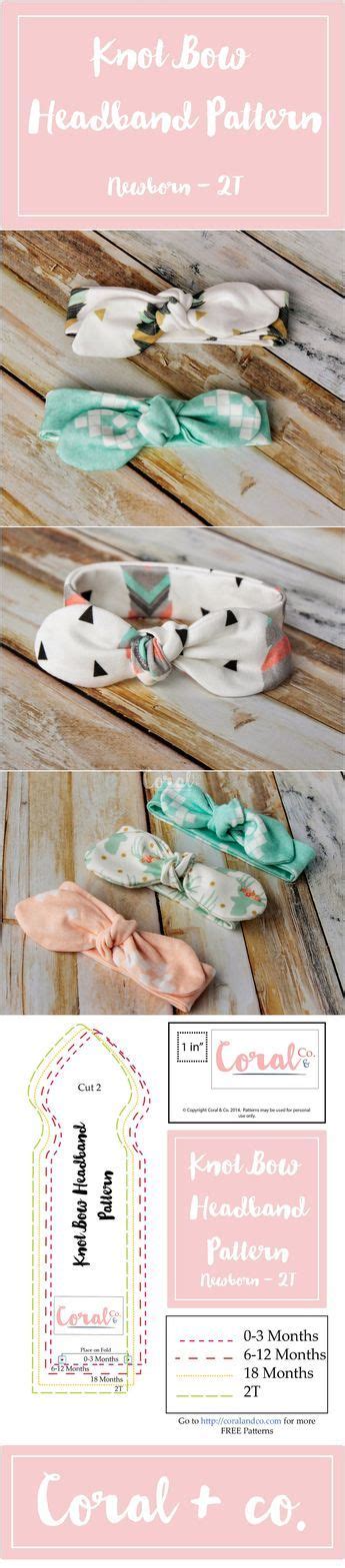 Easy DIY Baby Headband Pattern Free Sewing Knot Bow Headband Pattern