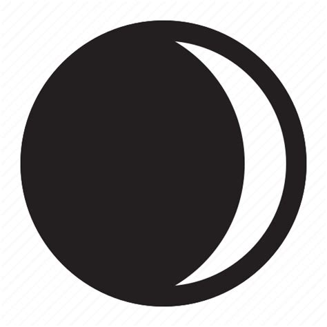 Crescent Moon Waxing Icon