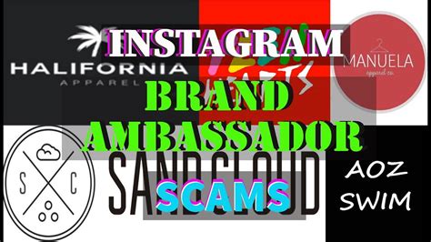 Instagram Brand Ambassador Scams Youtube