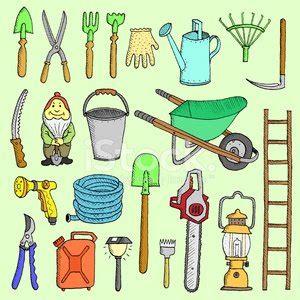 Gardening Tools Sketch at PaintingValley.com | Explore collection of ...