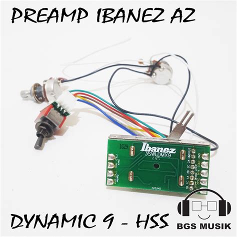 Jual Wiring Set Ibanez Az Preamp Ibanez Az Wiring Ibanez Az