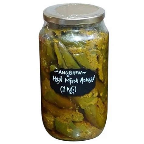 Anubhav Spicy Green Chilli Pickle Packaging Type Jar Packaging Size